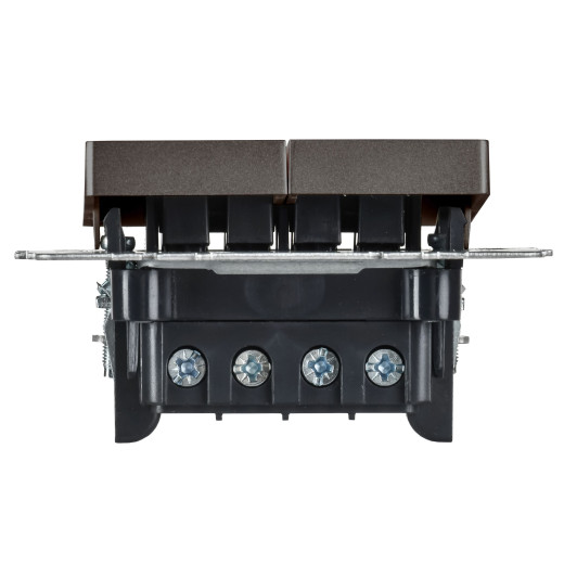 BRITE Выключ. 2-кл. перекр. 10А ВС10-2-3-БрТБ бр. IEK