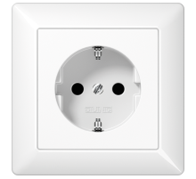 JUNG Штепсельная розетка SCHUKO 16A 250V~  белая