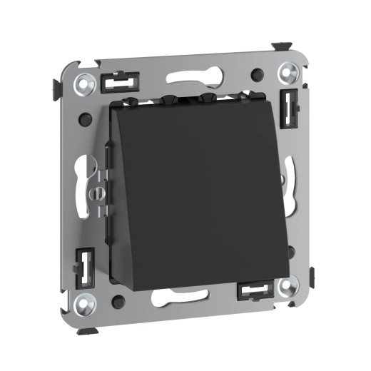 Вывод кабеля из стены, Avanti, черный матовый