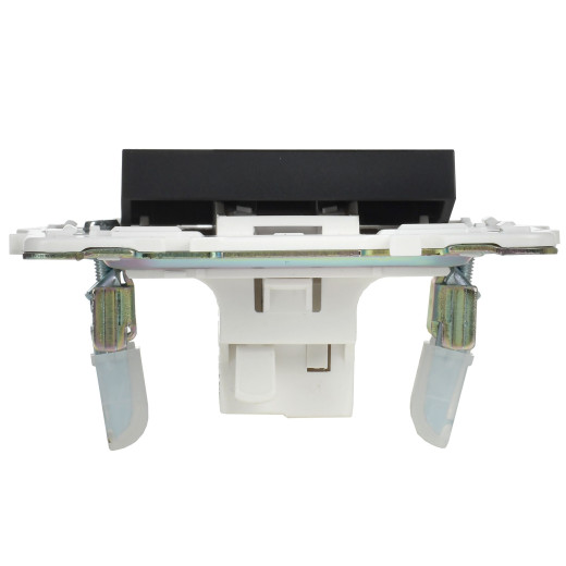 SKANDY Выключ. 1-кл. кнопоч. 10А SK-V14Bl черн. IEK