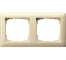 Gira Standard 55 Крем глянц Рамка 2-ая