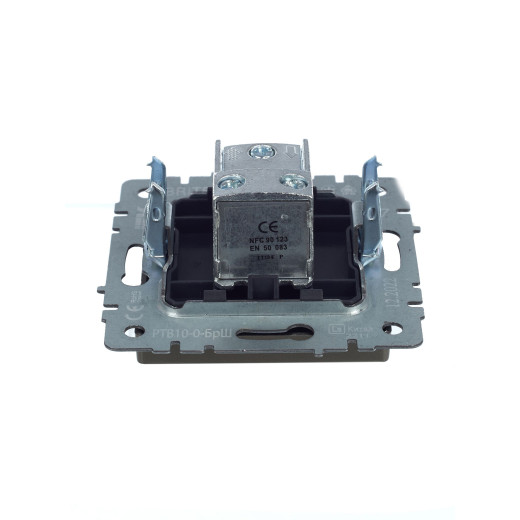 BRITE Роз. TV проходная РТВ10-0-БрШ шамп. IEK