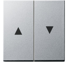 Gira S-55 Алюминий Клавиша 2-ая жалюзийная