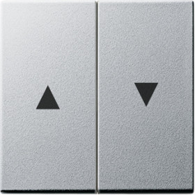 Gira S-55 Алюминий Клавиша 2-ая жалюзийная