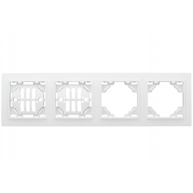 EKF Basic Минск Белый Рамка 4-ая горизонтальная.