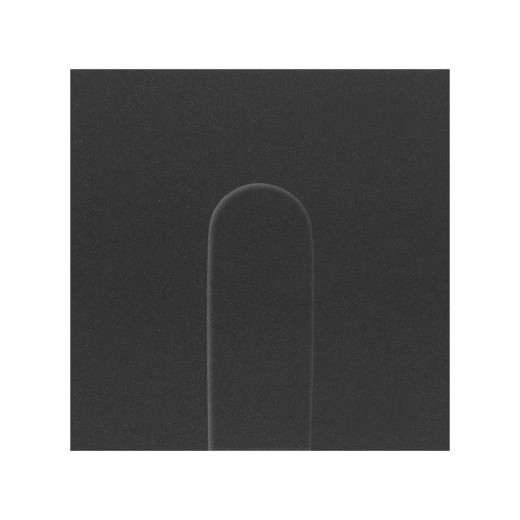 Simon 100 Черный матовый  Накладка широкого вывода кабеля