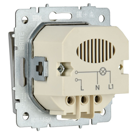 BRITE Выключ. карточный 30А ВС10-1-8-БрА алюм. IEK
