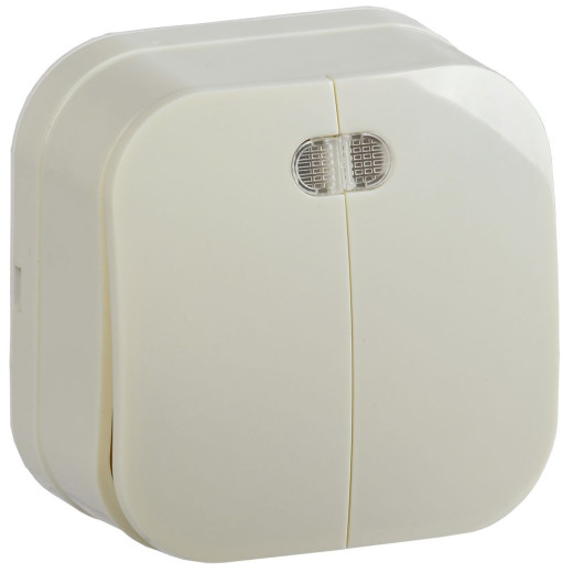 GLORY Выключ. 2-кл. с инд. о/у 10А ВС20-2-1-ХК крем. IEK