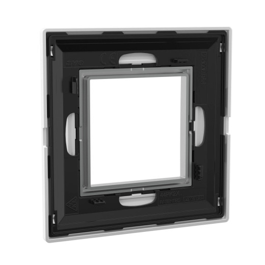 Рамка из металла 1 пост (2 мод.), Avanti, белая