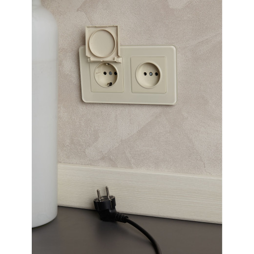 BRITE Рамка 2-мест. РУ-2-2-Бр стекло песчаный RE IEK