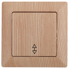 Intro 4-103-11 Переключатель, 10А-250В, СУ, Solo, сосна (10/200/3200)