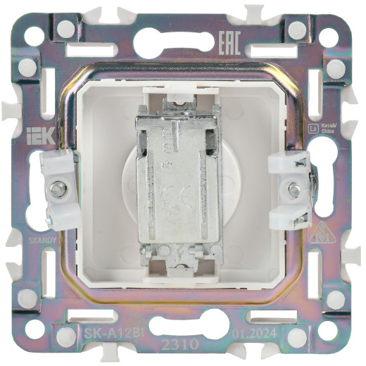 SKANDY Роз. TV оконечная SK-A12Bl черн. IEK