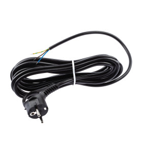 ЭРА Шнур сетевой с вилкой  UX-3x0,75-1,5m-B с заземлением 1,5м ПВС 3x0,75мм2 черный