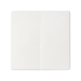 Simon S82 Concept Матовый белый, Клавиша двойная для выключателя