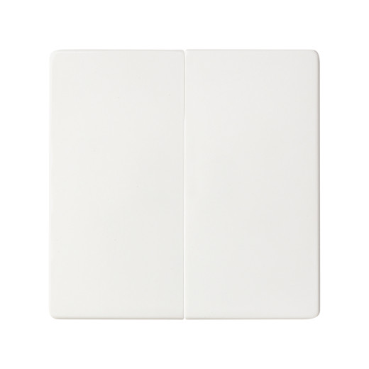 Клавиша двойная для выключателя белого матового цвета S82 Concept