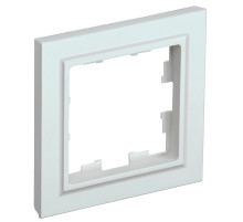 IEK BRITE BASE Жемчуг Рамка 1-м РУ-1-БрЖ