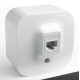Розетка телефонная RJ11 - Legrand Quteo - IP20 накладной монтаж - белый