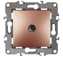 ЭРА 12-3102-14 Розетка TV проходная, IP20, Эра12, медь (10/100/3200)