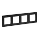 Рамка 4 поста - Legrand/Daccord Inspiria - антрацит