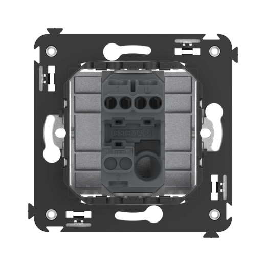 Кнопка одноклавишная в стену, Avanti, закаленная сталь