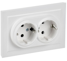 IEK BRITE Роз. 2-я с з/к без з/ш 16А в сб. РС12-3-БрАБ а/б