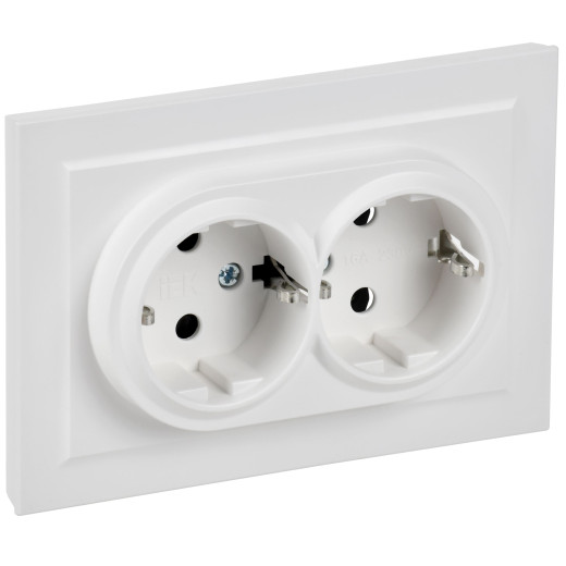 BRITE Роз. 2-я с з/к без з/ш 16А в сб. РС12-3-БрАБ а/б IEK