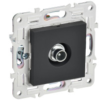 IEK SKANDY Графит Розетка TV проходная SK-A17G