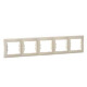 SEDNA РАМКА 5-постовая, горизонтальная, БЕЖЕВЫЙ