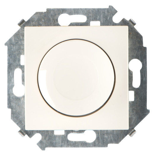 Simon 15 Бежевый Регулятор напряж-я поворотно-нажимной, 500Вт, 230В, винт.заж.