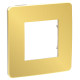 UNICA STUDIO рамка 1-постовая, ЗОЛОТО/бежевый