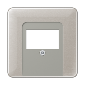 JUNG CD 500/CD plus Платина Крышка для ТАЕ-розетки, моно/стерео-аудиорозетки