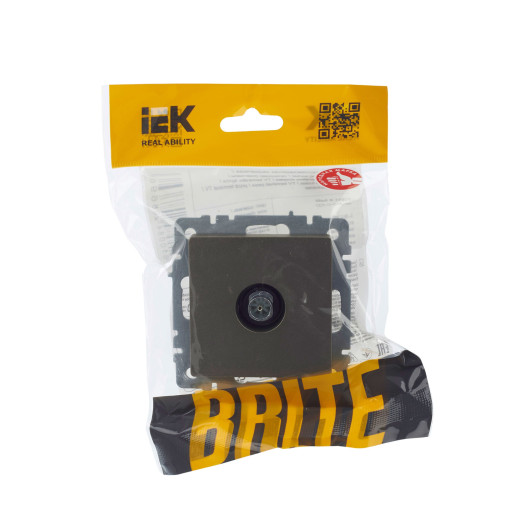 BRITE Роз. TV оконечная РТВ11-0-БрШ шамп. IEK