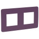 UNICA STUDIO рамка 2-поста, ЛИЛОВЫЙ/белый