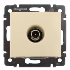 Legrand DIY Valena Крем Розетка TV оконечная 10 дБ.