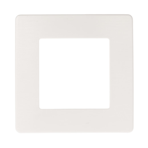 Рамка для розеток и выключателей ЭРА Серия 12 12-5101-01 на 1 пост, Сатин, белый
