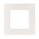 Рамка для розеток и выключателей ЭРА Серия 12 12-5101-01 на 1 пост, Сатин, белый