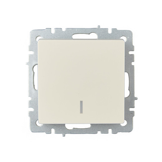 BRITE Выключ. 1-кл. с инд. 10А ВС10-1-1-БрКр беж. IEK