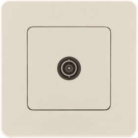 Legrand/Daccord INSPIRIA Слоновая кость Розетка TV - проходная - 14 дБ - 5-862 мГц.