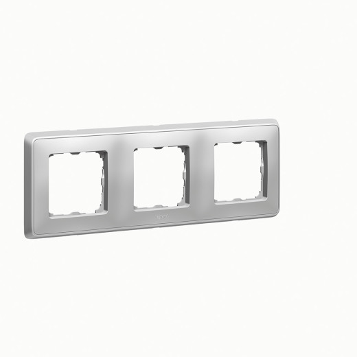 Рамка 3п Алюминий Cariva