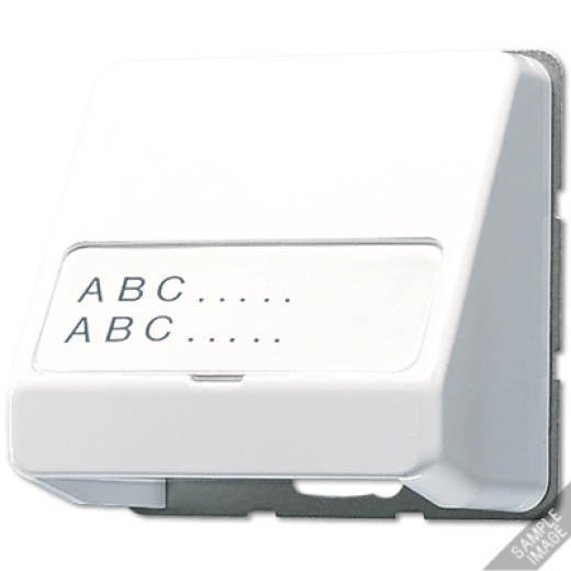 Корпус для разъемов различных типов компьютерных сетей, с полем для надписи