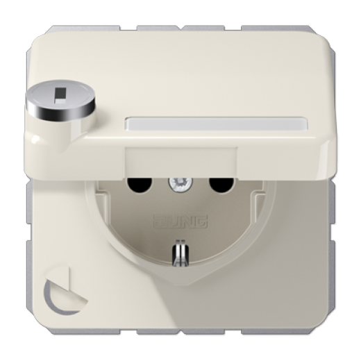 SCHUKO Steckd.m.Klappd.Schloss