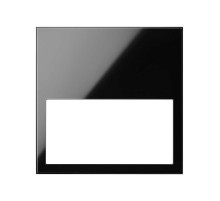 Simon 100 Черный глянец Рамка «минимум» на 1 пост