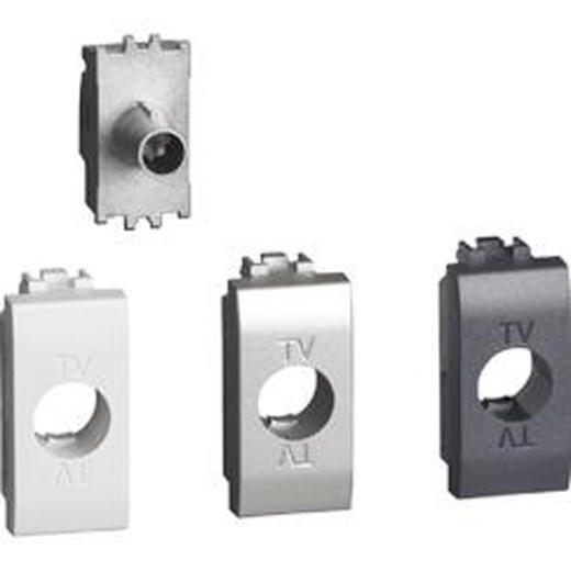 Livinglight. Розетка проходная TV для схемы «шлейф