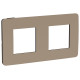 UNICA STUDIO рамка 2-поста, песочный/антрацит