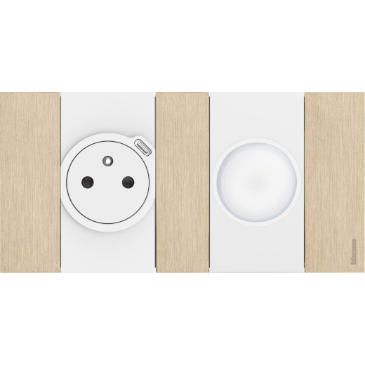 LIVING NOW. Декоративная рамка 2 поста (2+2 модуля).Цвет 