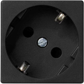 Simon Connect Графит Розетка 2к+з Schuko, 45х45мм