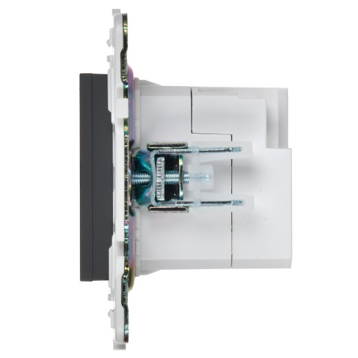 SKANDY Роз. USB A+C 18Вт SK-R13G граф. IEK