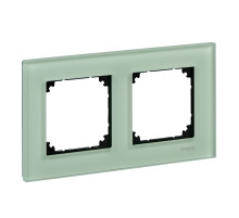 Schneider Electric Merten SM M-Elegance Стекло Зеленое кальцит Рамка 2-ая