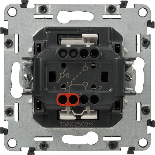 Valena IN'MATIC.Переключатель 10АХ 250В.Безвинтовые зажимы
