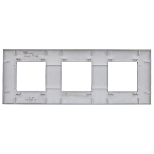 SKANDY Рамка 3-мест. SK-F03Gr сер. IEK